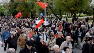 Мариуполь. Парад победы 9 мая 2014