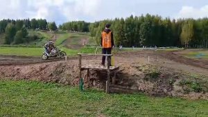 Чемпионат России по мотокроссу в г. Прокопьевске. Трофи батл. Опасная мото трасса