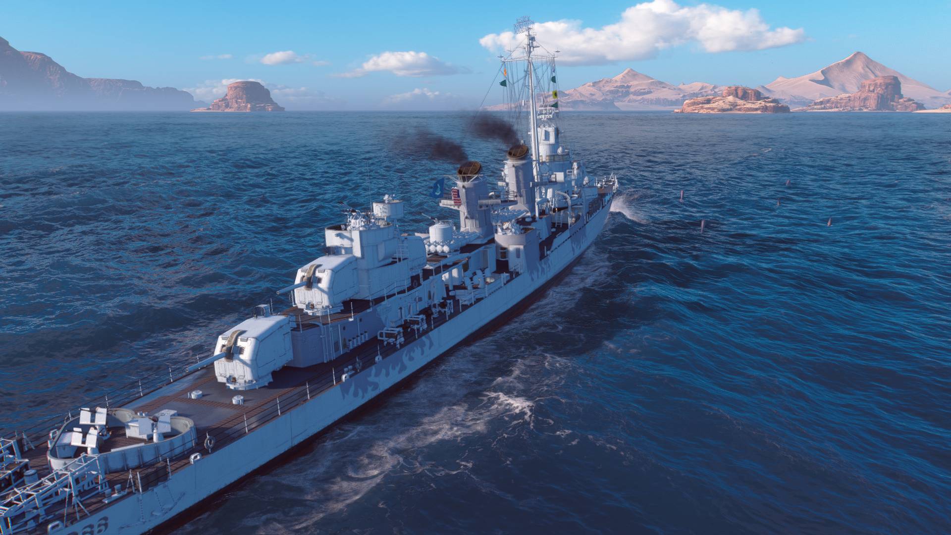 Мир Кораблей  Морской бой  Нарезка   Танкист555