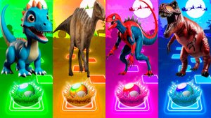 Coffin Dance Динозавры 166 уровень - Мультики про Динозавров | МУЛЬТФИЛЬМЫ ДИНОЗАВРЫ в Tiles Hop