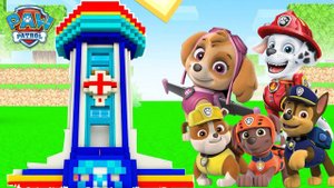 ЩЕНЯЧИЙ ПАТРУЛЬ ПОСТРОИЛ НОВУЮ БАЗУ У МЕНЯ В ДЕРЕВНЕ В МАЙНКРАФТ