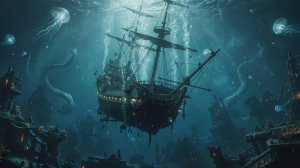 В синем море, в белой пене