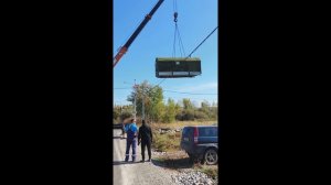 2,5 тонны! Свиду и не скажешь. Перевозка кунга.
