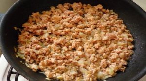 Картофельные зразы с мясным фаршем