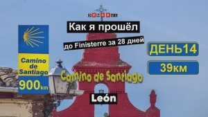 14 ЭТАП Камино: El Burgo Ranero → Leon | Camino de Santiago