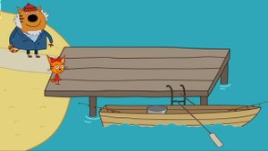 Три Кота Собираем Всё Для Рыбалки | Три Кота Мультик - Игра | Три Кота смотреть онлайн
