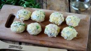 Картофельные шарики во фритюре