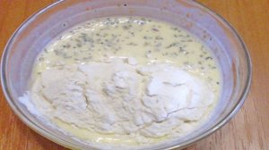 Кляр из сметаны