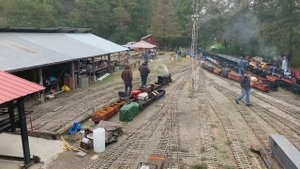 Mill Creek Central railroad Fall Blowdown 2018 101 car train