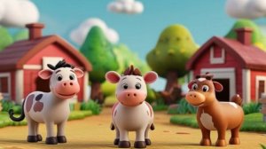 Музыкальный мультфильм для детей. Дружная семья на ферме