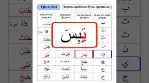 Урок - 4. Формы букв, 1-я часть.