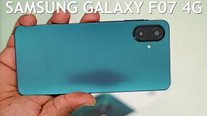 Samsung Galaxy F07 4G первый обзор на русском