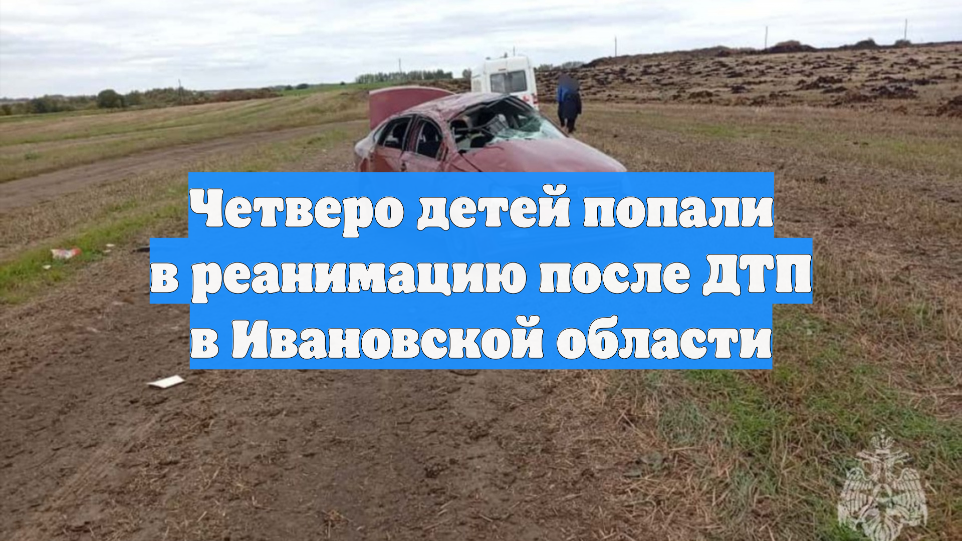 Четверо детей попали в реанимацию после ДТП в Ивановской области