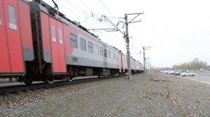 ЭП3Д-0085 сообщением Барнаул-Заринская и приветливым помощником машиниста