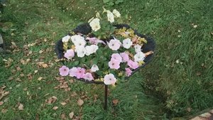 🔥 Поделки для сада своими руками!🌿 Мои первые кашпо из сетки в виде букета и чаши!