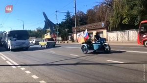 Авто-мото пробег сегодня в Краснодаре..