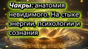 «Чакры: анатомия невидимого. На стыке энергии, психологии и сознания»