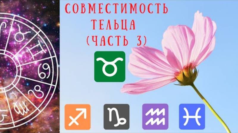 Совместимость знаков зодиака: Телец и Стрелец, Телец и Козерог, Телец и Водолей, Телец и Рыбы смотреть онлайн