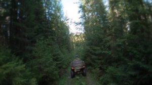 Путешествие на квадроциклах BRP вдоль реки Чусовая. Свердловская область, камень Омутной, Харенки.