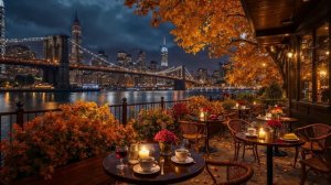 Осенний джазовый вечер в нью-йоркском кафе☕