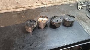 Колено Стольникова 86 мм и поршни ЕВА в Веста блок.