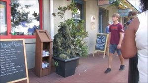 BUSHMAN PRANK IN SAVANNAH GEORGIA