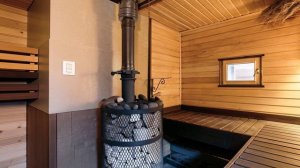 Банная печь Авангард ЗК25 Ураган в круглой сетке.