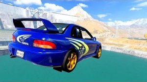 Эпические прыжки на скоростном автомобиле #347 – BeamNG Drive