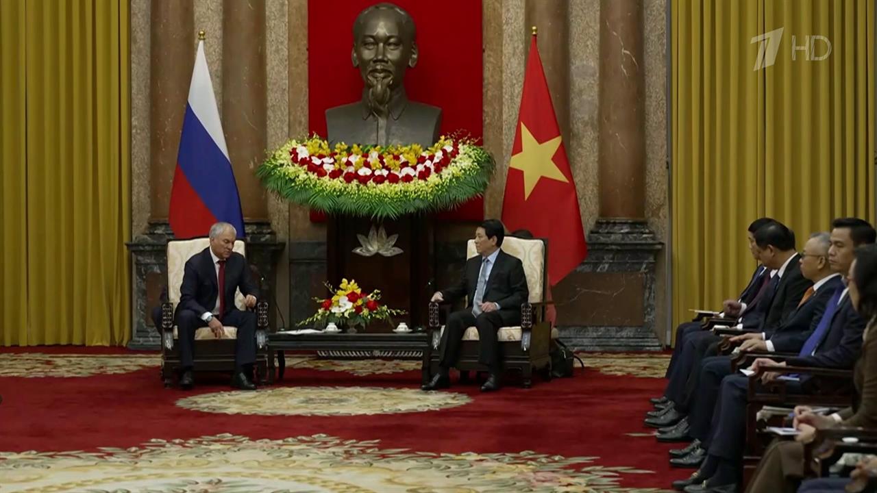 Вячеслав Володин в ходе официального визита во Вьетнам встретился с руководством республики