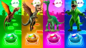 Coffin Dance Динозавры 170 уровень - Мультики про Динозавров | МУЛЬТФИЛЬМЫ ДИНОЗАВРЫ в Tiles Hop