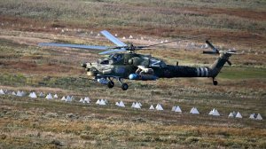 Экипаж вертолета Ми-28НМ поразил живую силу ВСУ в зоне проведения спецоперации