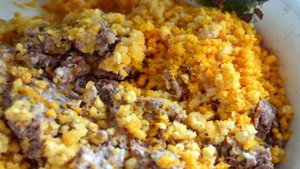 Котлеты с тыквой и овсяными хлопьями