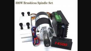 Бюджетный шпиндель для ЧПУ  Dobtian WS55-140 Бесщеточный шпиндель 300 Вт