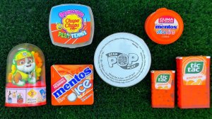 🧡 Оранжевые Mentos & Pringles | Toybox Щенячий Патруль | АСМР Видео