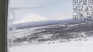 Взлет с аэропорта Камчатки. Вулканы и сопки