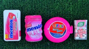 Розовые Mentos & Toybox Сюрпризы | Tic Tac Сладости | АСМР Видео