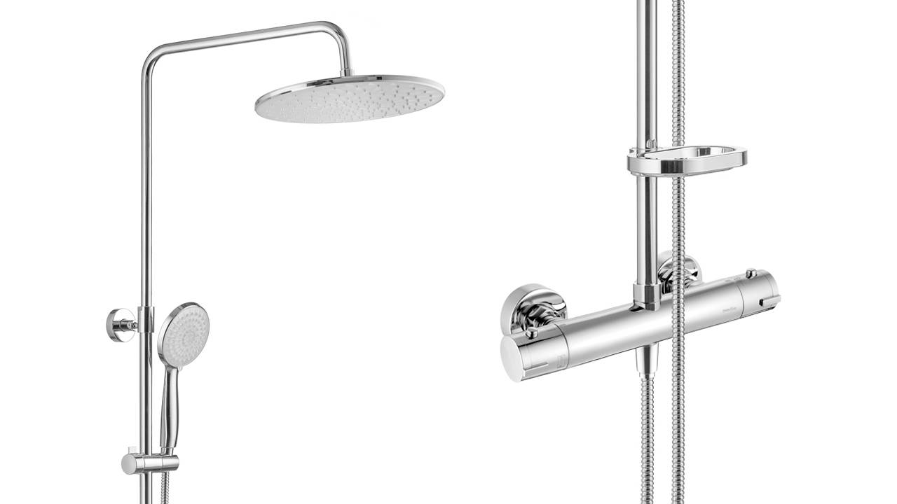 Распаковка семейного душа с термостатическим смесителем для душа Swedbe Hermes 9091 смотреть онлайн
