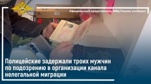 Полицейские задержали троих мужчин по подозрению в организации канала нелегальной миграции