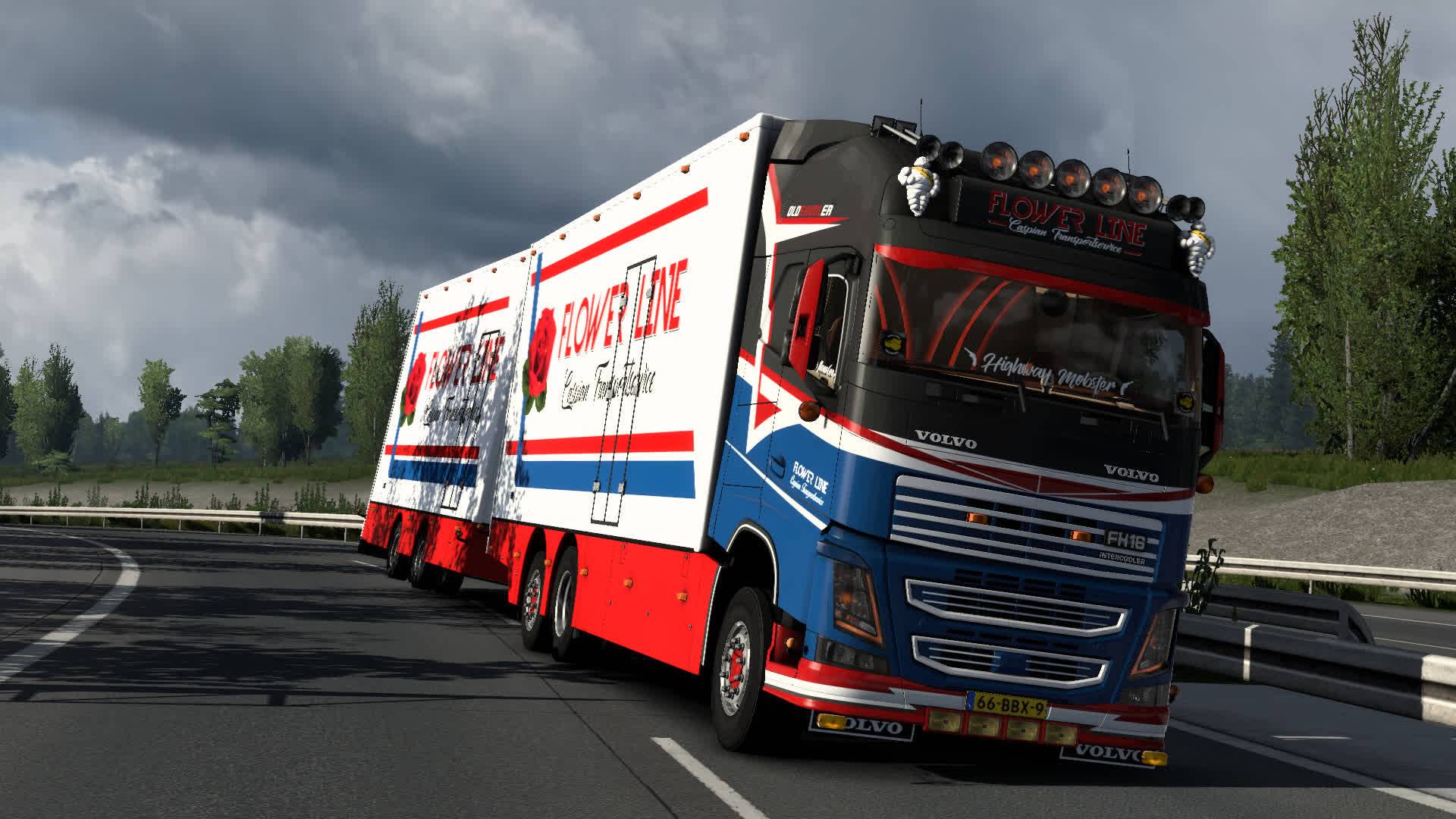 407 / ETS2 1.55 / Volvo FH16 Flowerline