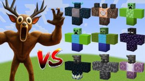 Олень 99 ночей в лесу против всех боссов  в Майнкрафте с модами