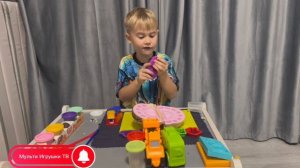 Распаковка пластилина, лепим новые зубы