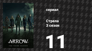 Стрела 3 сезон 11 серия «Полуночный город» (сериал, 2014)