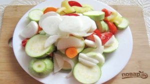 Кабачковая икра в рукаве в духовке