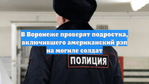 В Воронеже проверят подростка, включившего американский рэп на могиле солдат