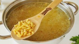 Картофельный суп с макаронами
