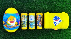 💛 Baby Shark Яйцо-Сюрприз | Жвачки Щенячий Патруль | АСМР Распаковка