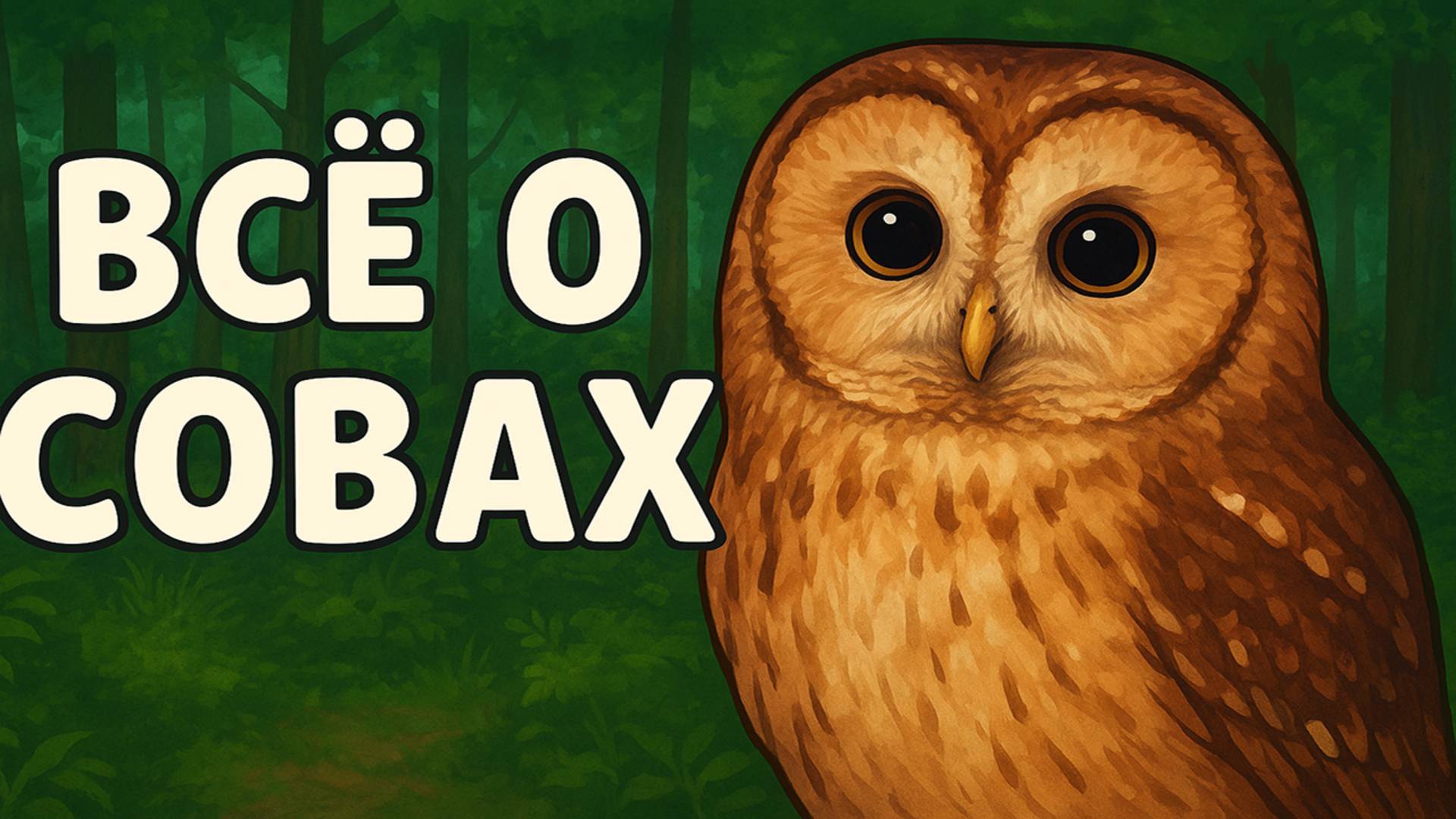 Развивающее видео про сов  Для детей