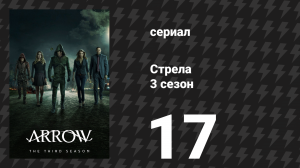 Стрела 3 сезон 17 серия «Самоубийственные тенденции» (сериал, 2014)