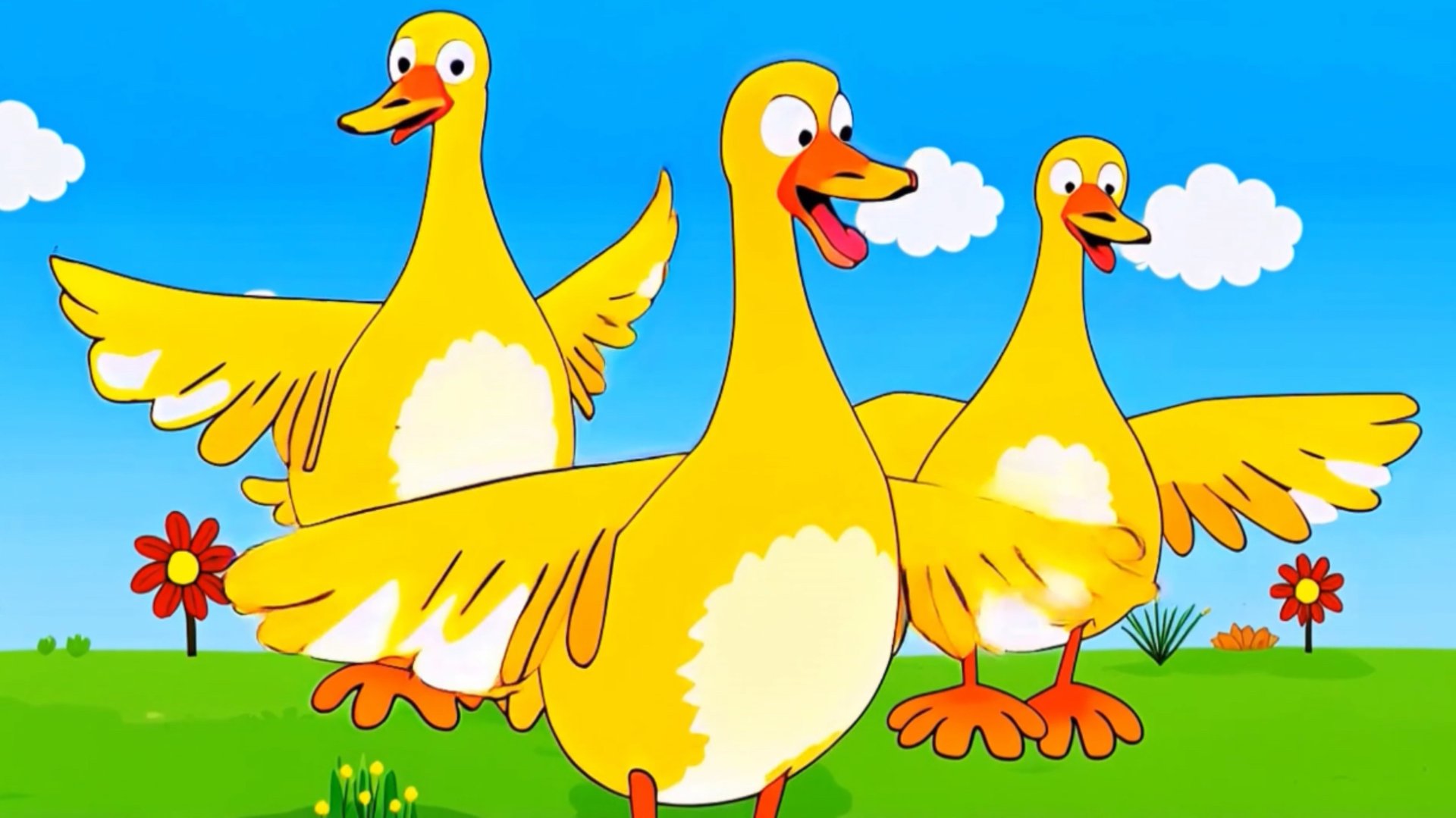 ГУСИ ГУСИ ГА ГА ГА! ЕСТЬ ХОТИТЕ? ДА ДА ДА. Детские песни.