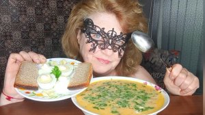 "ЧЕСНОЧНЫЙ🧄ЛАЙФХАК И НЕДОРАЗВИТЫЙ СУП" МУКБАНГ/ЕДАНАКАМЕРУ/